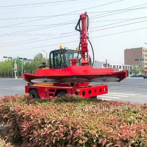 Máquina Cortadora de Césped Pequeña Montada en Vehículo, Equipo de Podar Ramas de Gran Altura, Máquina Cortadora de Césped de Brazo Plegable con Correa Central - Product Image 4