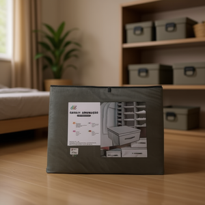 Scatola portaoggetti Mnj 60x45x30 cm in tessuto per uso domestico - Product Image 3