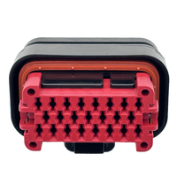 Conectores Eléctricos Automotrices Impermeables Haidie de 23 Pines, Tipo Ampseal, Hembra, 12V, Cobre y Nylon, 776286-1 para TE