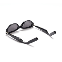 Lunettes de soleil audio intelligentes de pointe avec IA, lunettes de soleil musicales de haute qualité avec traduction, verres polarisés TAC, monture TR, lunettes de soleil intelligentes tendance