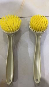 Hot Sales Long-Handle Dish Cleaning <b>Scrub</b> <b>Brush</b> PP Material Kitchen Sink & Pots Pans Cleaner Hand Design Dishwasher Applicable - Product Image 6