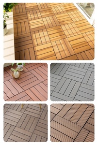 Environmental protection Customized Color Terrace Backyard Outdoor Composite <strong>Decking</strong> Tiles Interlocking - Product Image 3