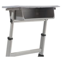Ensemble bureau et chaise d'étude ergonomique moderne et réglable pour salle de classe, vente en gros OEM