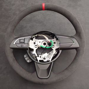 Volante de coche deportivo de gamuza - Product Image 2