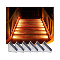 IP65 évalué solaire LED étape lumières 6-pack extérieur escalier porche Patio cour pont voie paysage chaud Chine en Stock