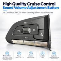 Tombol Penyesuaian Volume Suara Cruise Control Berkualitas Tinggi untuk Cadillac CT4/CT5 Setir Baru Auto Swit c Hes