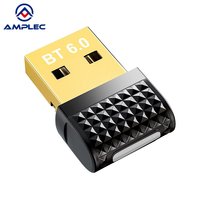 Adaptador BT 6.0 de Última Generación para PC Portátil, Mini Adaptador USB Inalámbrico para Computadora de Escritorio con Windows 11/10/8.1, Conexión Plug & Pair