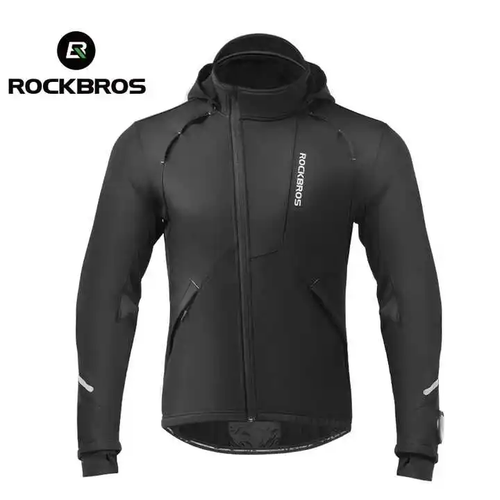 ROCKBROS Men Clothing Bicycle Custom Reflective Cycling Bike Jacket design windbreaker bicycle waterproof rain jacket clothing