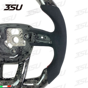 Pour <span class=keywords><strong>Lamborghini</strong></span> Gallardo URUS Aventador Hurcan LP550 LP560 LP570 Audi Q5 Sport cuir forgé volant en Fiber de carbone - Product Image 4