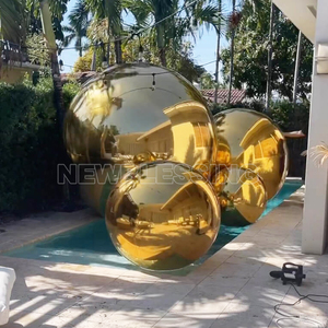 Inflatable <b>Mirror</b> <b>Ball</b> Sphere Balloon Events Wedding Party Decor PVC Big Shiny Metallic <b>Balls</b> Mirrior <b>Ball</b> Sphere Customized Eve - Product Image 5