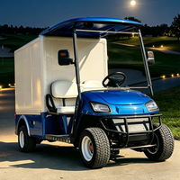 Carrito de Golf Eléctrico Utilitario con Caja de Carga y Puertas Abatibles de Tela, de Proveedor Chino