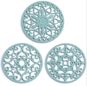 Alfombrilla Redonda de Silicona de Grado Alimenticio para Mesa de Comedor - Product Image 5