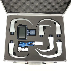 Laryngoscope ENT d'usine de meilleure qualité avec ensemble de 4 lames Macintosh LED adultes avec fibre optique en acier inoxydable réutilisable ISO CE - Product Image 4