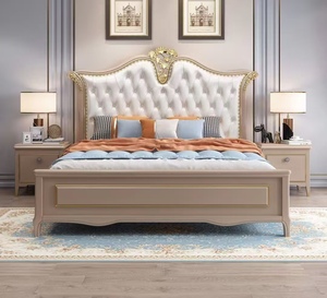 2026 nuovissimo <span class=keywords><strong>letto</strong></span> King Queen in <span class=keywords><strong>legno</strong></span> massello intagliato morbido testiera per camera da <span class=keywords><strong>letto</strong></span> mobili in <span class=keywords><strong>legno</strong></span> stile europeo <span class=keywords><strong>letto</strong></span> con <span class=keywords><strong>testata</strong></span> curva - Product Image 2