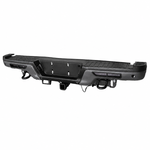 Pare-chocs arrière avec <span class=keywords><strong>attelage</strong></span> pour <span class=keywords><strong>Nissan</strong></span> <span class=keywords><strong>Navara</strong></span> <span class=keywords><strong>NP300</strong></span>, pick-up noir 4x4, accessoires extérieurs tout-terrain - Product Image 1