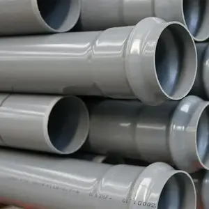 White plastic pvc extrusion pipe DS-1062 PVC pipe