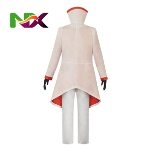 ชุดคอสเพลย์อนิเมะ Hazbin Hotel ลูซิเฟอร์ ชุดตัวร้ายราชาแห่งนรก ชุดเล่นบทบาทสมมติวันฮาโลวีน ชุดโพลีเอสเตอร์ สินค้าจากโรงงาน - Product Image 4