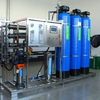 Système de filtration d'eau de haute qualité 2 tonnes/heure, équipement de traitement d'eau pure pour la production d'eau potable