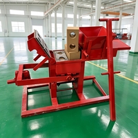 Machine manuelle QMR2-40 pour la fabrication de briques de terre emboîtables et de pavés en terre, très demandée