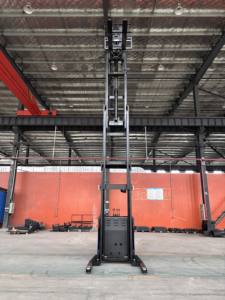 Çift makas ulaşmak kamyon 1600kg elektrikli istifleyici 3m 4M 5M 6M 10M kaldırma yüksekliği depo lojistik için istifleyici üzerinde standı - Product Image 6