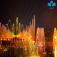 Outdoor-Multimedia-Wassershow mit Musikalischen Springbrunnen und Laserlicht, Maßgeschneidert für Hotel-Platz-Landschaftsprojekte