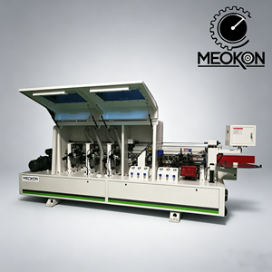 เครื่องรัดกล่องอัตโนมัติขนาดกะทัดรัด 380V/220V สำหรับโรงงานขนาดเล็ก ตู้ MDF เครื่องเคลือบเมลามีน ราคาโรงงาน ป้อนวัสดุได้รวดเร็ว - Product Image 2
