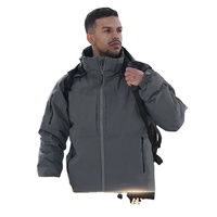 Veste tactique d'extérieur Hanye, doudoune unisexe épaisse à capuche, manteau chaud pour l'hiver, rembourrée, imprimée, unie, pour le camping