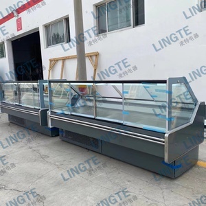 Vitrines de boucherie commerciales, comptoir de service de charcuterie, réfrigérateur de présentation de viande - Product Image 2