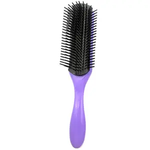 9 ряд распутывающая расческа клубок Тамер зубные щетки с ворсинками из щетка для укладки с анти-статический прямые вьющиеся Чистящая Щетка для волос щетка для волос для наращивания