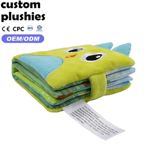Libro de Tela de Peluche con Dibujos Animados, Libro Sensorial Educativo para Bebés, Juguete de Aprendizaje Temprano para el Desarrollo Infantil - Product Image 2