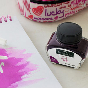 <span class=keywords><strong>Encre</strong></span> pour stylo-plume <span class=keywords><strong>Faber</strong></span>-<span class=keywords><strong>Castell</strong></span> officielle authentique non carbonique, noire/bleue, 625 ml, séchage rapide, anti-colmatage - Product Image 4