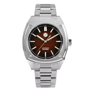 Orologio Automatico Meccanico da <span class=keywords><strong>Uomo</strong></span> in Acciaio Inossidabile 316L, Quadrante 3D Vintage di Lusso, Impermeabile 10 ATM, Quadrante Quadrato, Vendita all'Ingrosso Personalizzata con Basso MOQ - Product Image 5