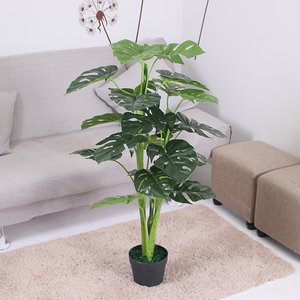 Casa degli alberi di Monstera grande artificiale a buon mercato - Product Image 3