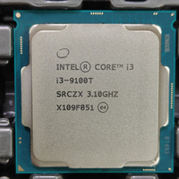 Processeur I3-9100T d'occasion, 4 cœurs, 4 threads, 3,10 GHz en mode basse consommation / 3,70 GHz en mode Turbo, LGA 1151, 6 Mo de cache, 35 W TDP, ordinateur de bureau, 64 bits