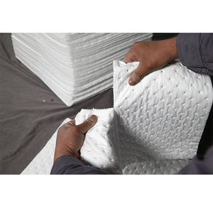 100% polipropileno trắng Công suất nặng <span class=keywords><strong>sorbent</strong></span> <span class=keywords><strong>Pad</strong></span> cho dầu tràn dầu khí kiểm soát - Product Image 3