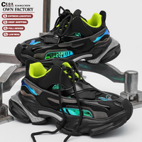 Nouvelles chaussures tendance pour hommes et femmes, baskets à semelle épaisse, chaussures de sport tendance, chaussures confortables à semelle épaisse, chaussures à amortissement lent