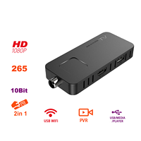 Full HD DVB-T2 H265 décodeur tv stick USB Dongle avec fonction WIFI dvb t2 1080P récepteur prise en charge MPEG4 10BIT décodeur.