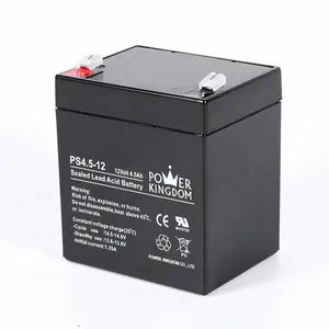 4.5ah 12V Onderhoudsvrije Batterij Loodzuur Batterijen Voor Medische Apparatuur Verlichting Alarmsysteem Beveiligingssysteem