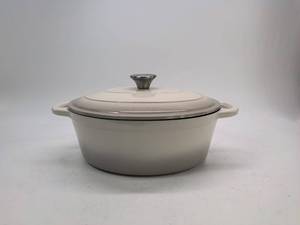 Casserole en fonte émaillée, compatible lave-vaisselle et four, compatible gaz et induction, pour <span class=keywords><strong>Aldi</strong></span> - Product Image 6