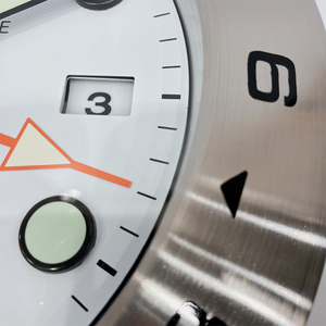 Top Grade Chất lượng cao thép không gỉ sáng sang trọng hiện đại ngày phổ biến cổ tay Watch Shaped Đồng hồ treo tường - Product Image 3