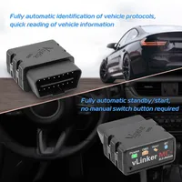 Vgate VLinker MC+ ELM327 Bluetooth 3.0 OBD 2 OBD2 ELM 327 Wifi, Herramienta de Diagnóstico para Automóviles con Android/iOS, Escáner Automotriz, PK OBDLINK V 1 5