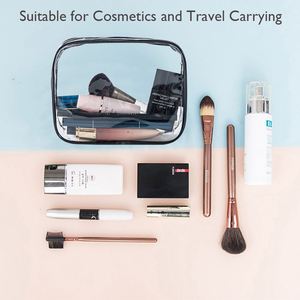 Juego de Bolsas de Maquillaje Transparentes Multiusos, Organizador de Artículos de Aseo Impermeable para Almacenamiento Diario de Cosméticos, Viajes y Viajes de Negocios - Product Image 6