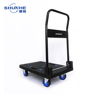 Camion à plate-forme pliable en aluminium avec chariot poussoir pliable à 4 roues avec rangement facile, idéal pour le déplacement et le transport d'une capacité de 150 KGS - Product Image 2