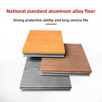 Système de revêtement de sol extérieur Sunsbuild, directement de l'usine, personnalisé, en aluminium extrudé anodisé, lisse, imperméable et antidérapant