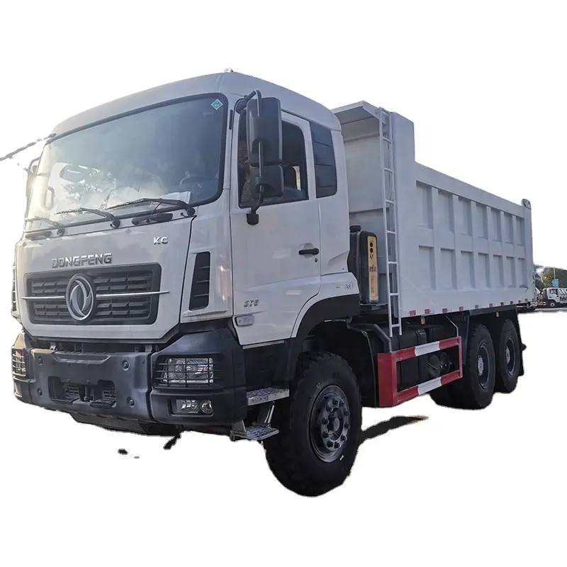 Diskon besar Cina 10 roda baru dongfeng KC Harga truk dumper 371hp 20 meter kubik DF truk sampah untuk konstruksi jalan