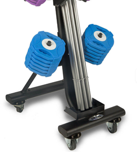 Conjunto de 20 Soportes para Equipo de Gimnasio con Ruedas, Solución de Almacenamiento Móvil Compacta, Soporte para Pesas y Sentadillas - Product Image 3