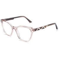 Monture de lunettes optiques Elan Optical YB6012 de qualité supérieure, style rétro œil de chat, pour femme, monture intégrale en acétate, lunettes optiques en stock