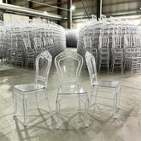 Chaise Princesse en Acrylique Transparent Empilable pour Hôtels, Banquets, Mariages et Événements – Vente en Gros et Location pour Fêtes