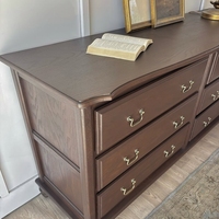 Commode à six tiroirs en bois massif de style rétro français et américain, armoire latérale, armoire de salon, armoire de véranda, armoire de chambre à coucher, armoire de rangement
