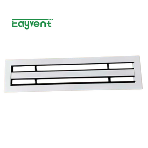 Difusor Lineal de Aluminio Extruido Impermeable, Rejilla de Ventilación Ajustable Tipo Garra, Rejillas de Ventilación de Techo para HVAC en Edificios - Product Image 2